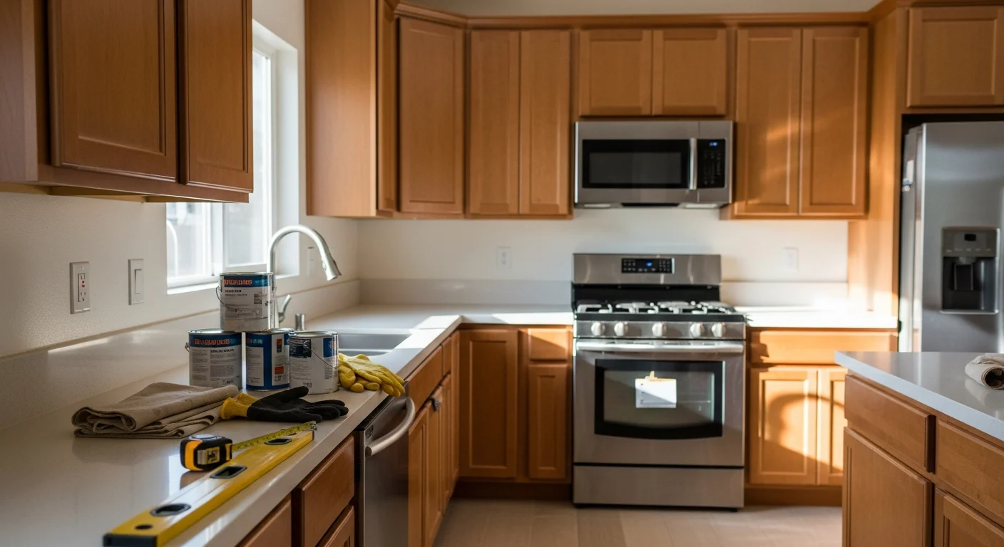 General contractor team working on home renovation in Simi Valley